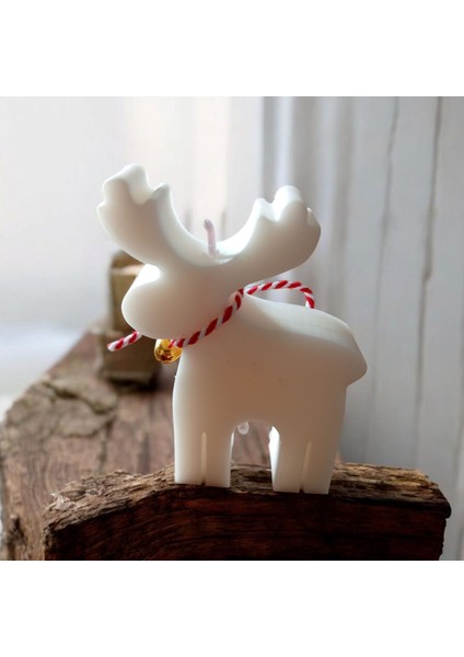 Yılbaşı Geyik Mum