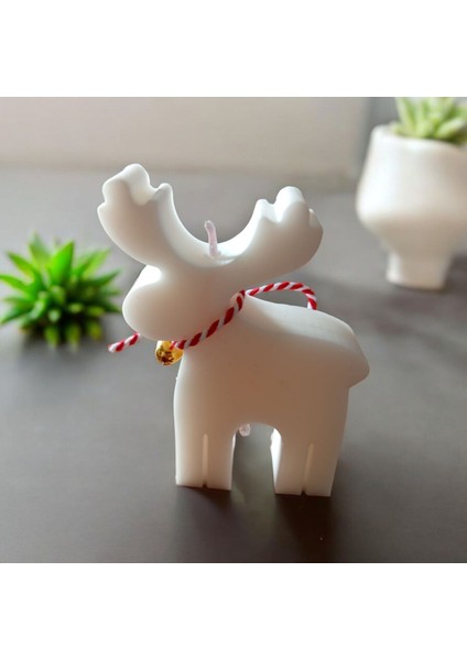 Yılbaşı Geyik Mum