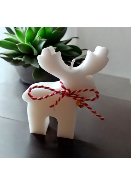 Yılbaşı Geyik Mum