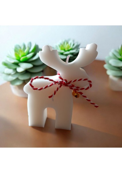 Yılbaşı Geyik Mum