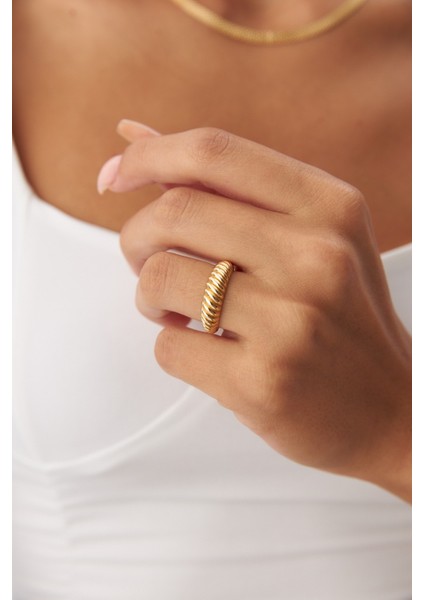 14 Ayar Altın Istiridye Yüzük fiyatları