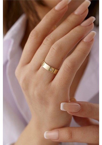 14 Ayar Altın Çivili Alyans 5mm fiyatları