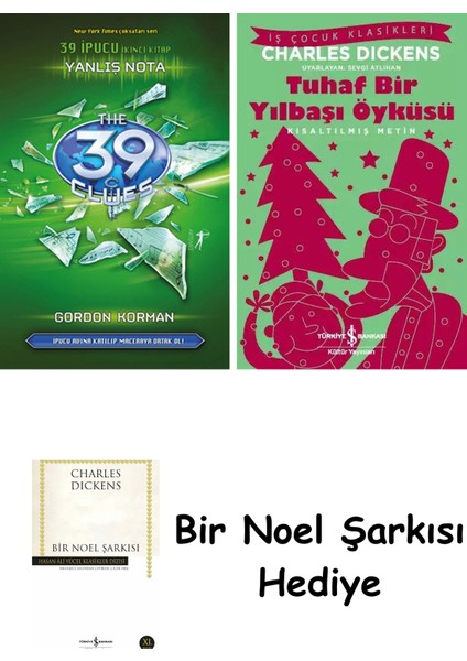 Yanlış Nota (Ciltli) + Tuhaf Bir Yılbaşı Öyküsü + Bir Noel Şarkısı