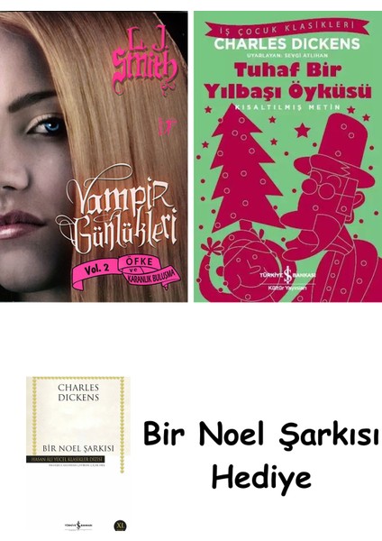 Vampir Günlükleri - Vol. 2 Öfke ve Karanlık Buluşma + Tuhaf Bir Yılbaşı Öyküsü + Bir Noel Şarkısı