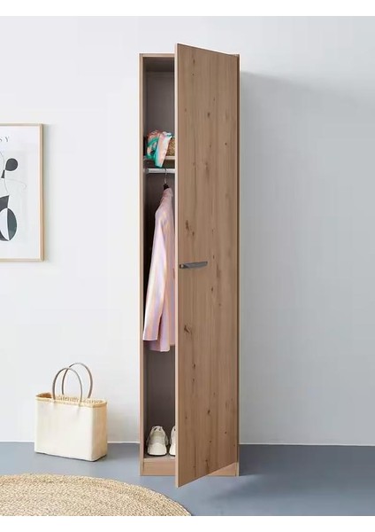 Livra Giyinme Dolabı - Çok Amaçlı Dolap - Gardırop 50 cm - Atlantikçam fırsatları