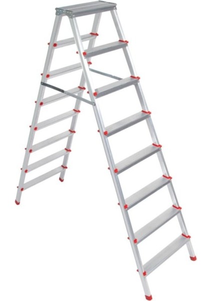 ALÜMİNYUM 8+8 ÇİFT ÇIKIŞLI MERDİVEN fırsatları