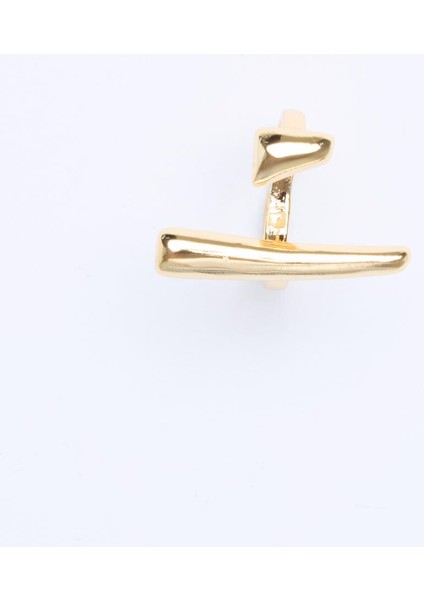 Altın Rengi Minimal Çizgi Figürlü Zarif Yüzük fiyatları