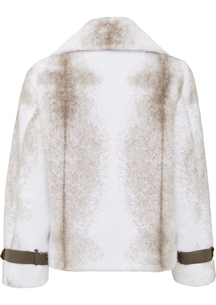 Anabel Kadın Beyaz Teddy Deri Mont 25WGD5952FF fiyatları