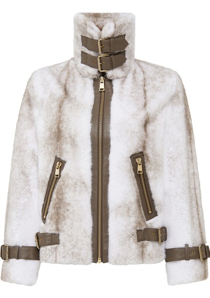 Anabel Kadın Beyaz Teddy Deri Mont 25WGD5952FF fırsatları