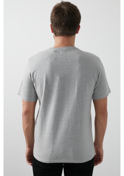 The Original Tee Cotton Gri Erkek Tişört modelleri