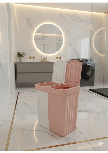 80 Lt.çift Bölmeli Çamaşır Sepeti indirimleri