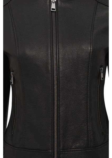 Prima Kadın Siyah Kısa Deri Ceket 24WGD5245JB fırsatları