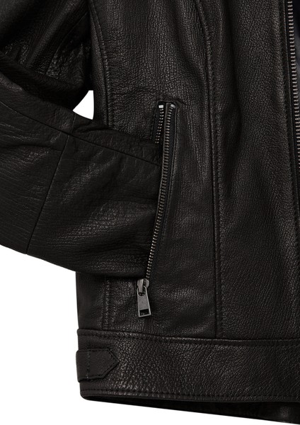 Prima Kadın Siyah Kısa Deri Ceket 24WGD5245JB