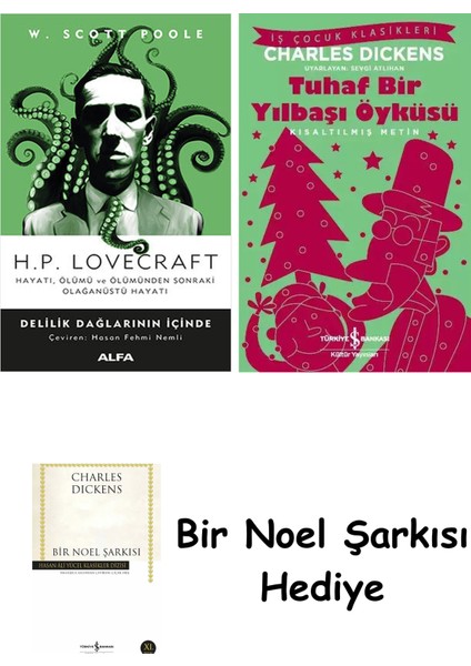 H.p.lovecraft - Delilik Dağlarının Içinde + Tuhaf Bir Yılbaşı Öyküsü + Bir Noel Şarkısı