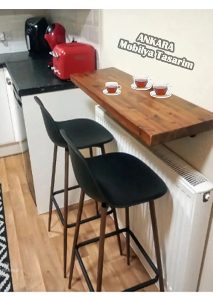 Ahşap Duvara Monte Bar Masası 40CMX100CM fiyatları