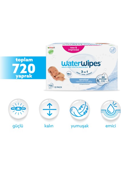 Yeni Bıo Islak Mendil (12X60) 720'LI