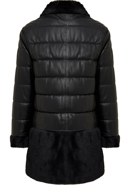 Avoriaz Kadın Siyah Teddy Deri Kaban 24WGP5295FF fiyatları