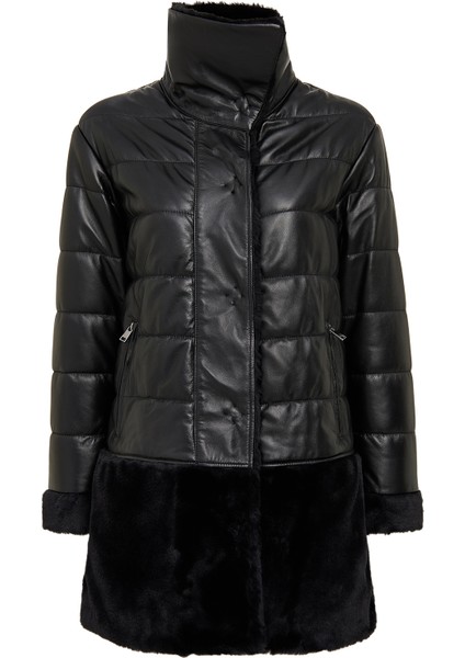 Avoriaz Kadın Siyah Teddy Deri Kaban 24WGP5295FF modelleri