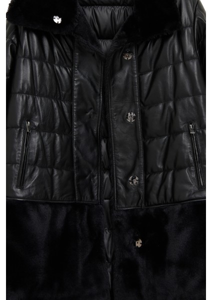 Avoriaz Kadın Siyah Teddy Deri Kaban 24WGP5295FF fırsatları