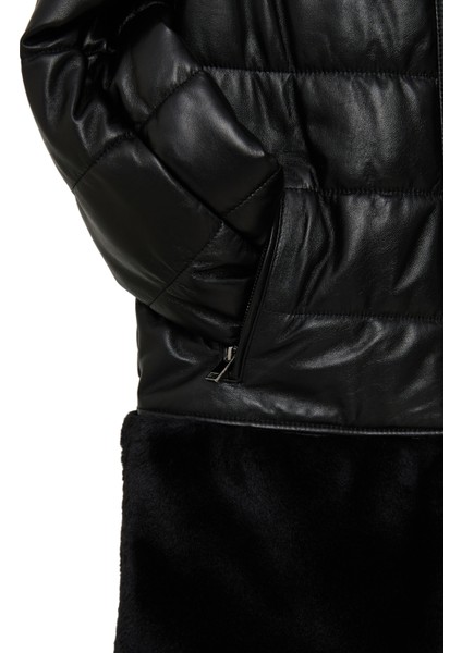 Avoriaz Kadın Siyah Teddy Deri Kaban 24WGP5295FF