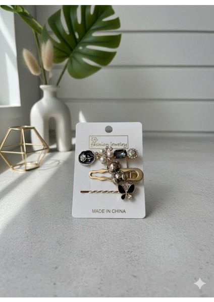 3'lü Incili Pens Toka Seti modelleri