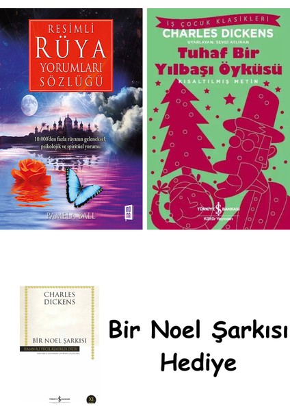 Resimli Rüya Yorumları Sözlüğü (Ciltli) + Tuhaf Bir Yılbaşı Öyküsü + Bir Noel Şarkısı