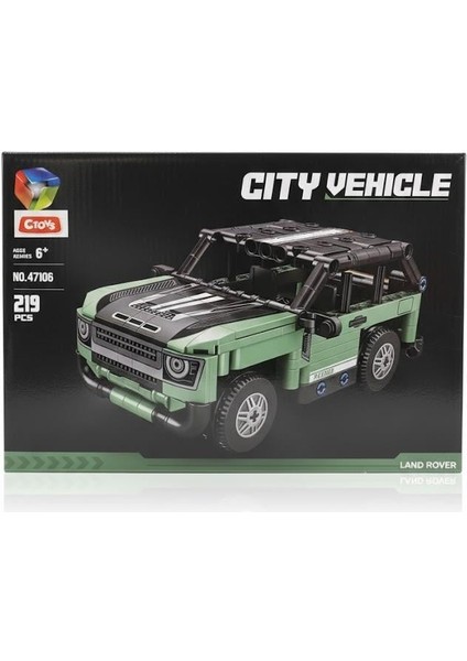 Ctoy Blok Arazi Araçları 96153 Yeşil Siyah fiyatları