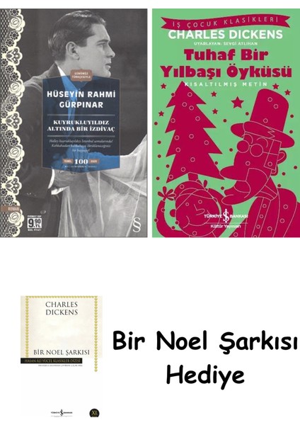 Kuyrukluyıldız Altında Bir Izdivaç (Cep Boy) + Tuhaf Bir Yılbaşı Öyküsü + Bir Noel Şarkısı