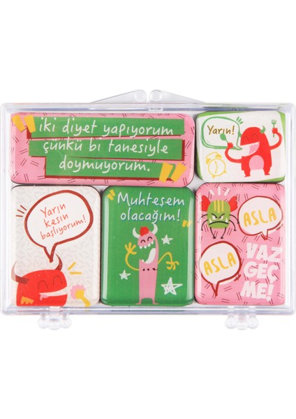 Diyet Dostu Buzdolabı Magneti