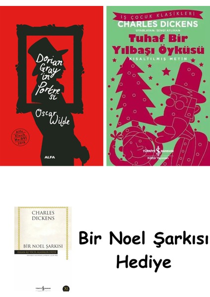 Dorian Gray’in Portresi - Ciltli + Tuhaf Bir Yılbaşı Öyküsü + Bir Noel Şarkısı