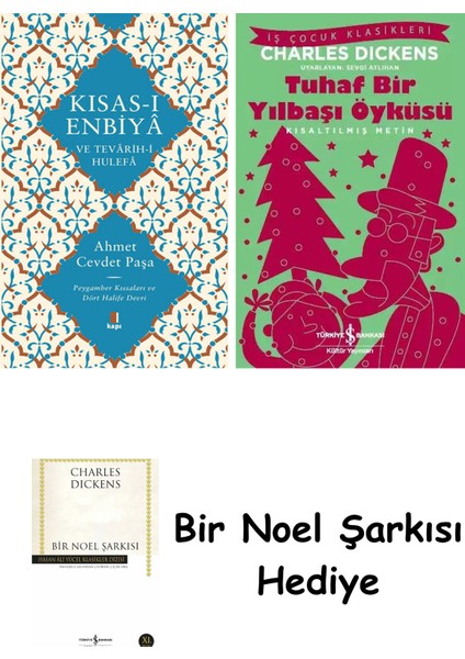 Kısas-I Enbiyâ ve Tevârih-I Hulefâ (Ciltli) + Tuhaf Bir Yılbaşı Öyküsü + Bir Noel Şarkısı