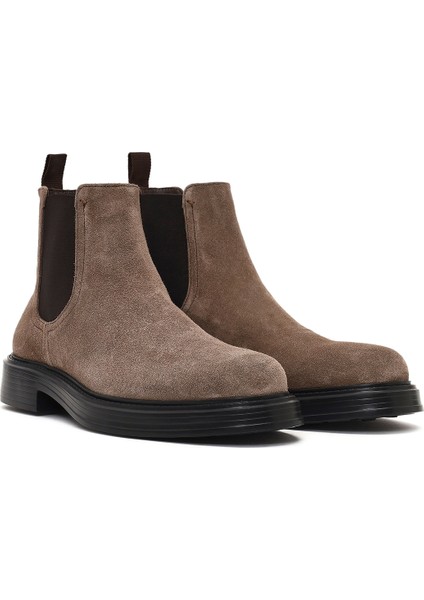 Erkek Vizon Süet Deri Chelsea Bot 25WFD611010 fırsatları