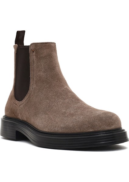 Erkek Vizon Süet Deri Chelsea Bot 25WFD611010