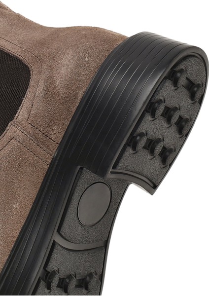 Erkek Vizon Süet Deri Chelsea Bot 25WFD611010