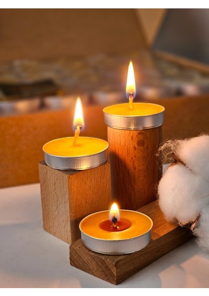 T-Light 12LI Ingiliz Armut Frezyası Kokulu Mum