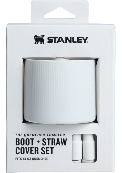 Quencher Orijinal 0,41 Litre (14 Oz) Termos ile Uyumlu Koruma Seti (Taban Kılıfı + Pipet Kapağı)