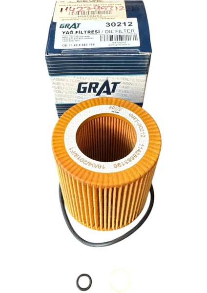 Yağ Filtresi Bmw E60-E70-E87-E90-E92-N52-N53-N54-N55-M54 (01-18)/11427566327-T30212