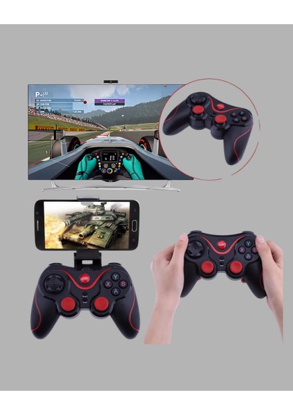 Mtxdpn Kablosuz Bluetooth Oyun Kolu Mobil Tv Pc Uyumlu Ergonomik Tasarım fırsatları