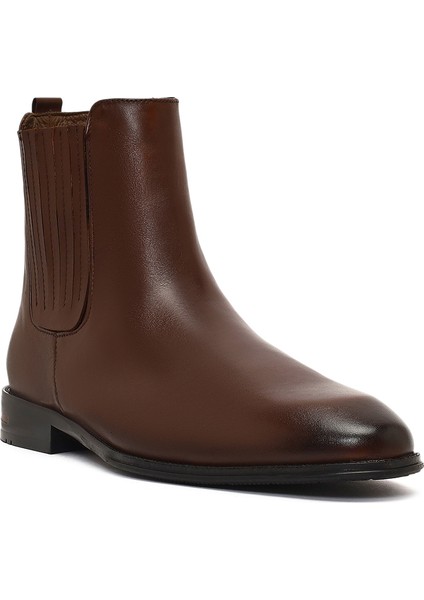 Erkek Kahverengi Deri Chelsea Bot 25WFD604618