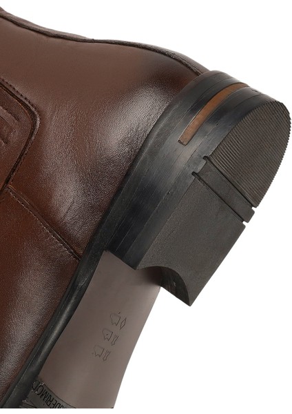 Erkek Kahverengi Deri Chelsea Bot 25WFD604618
