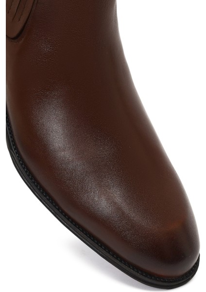 Erkek Kahverengi Deri Chelsea Bot 25WFD604618