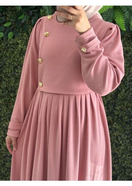 Pamuklu Kadife Elbise 8114 indirimleri