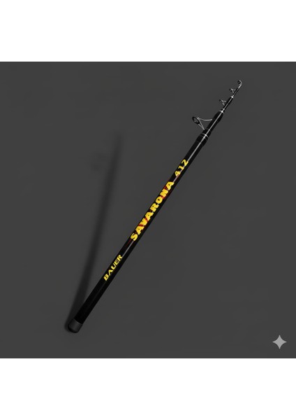 Savarona 412 cm Carbon Modül Destekli 100-200 gr Teleskobik Surf Olta Kamışı