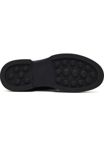 Erkek Kahverengi Bağcıklı Kalın Tabanlı Deri Casual Ayakkabı 25WFD6042FT fırsatları