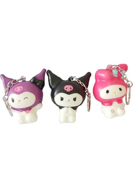 Kuromi My Melody 3 Adet Squishy Set fiyatları