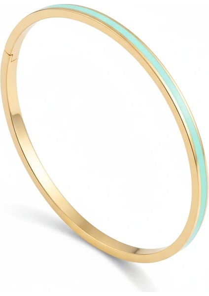 Mavi Mineli Altın Kelepçe