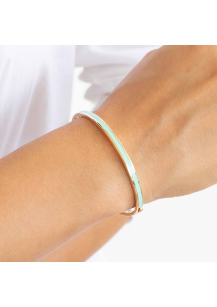 Mavi Mineli Altın Kelepçe modelleri