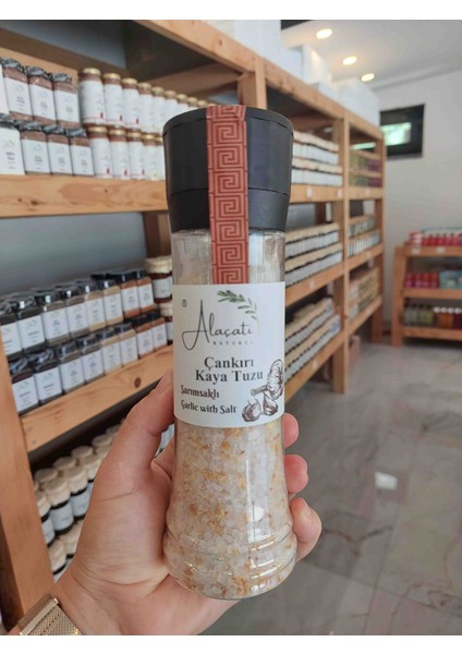 Sarımsaklı Çankırı Kaya Tuzu