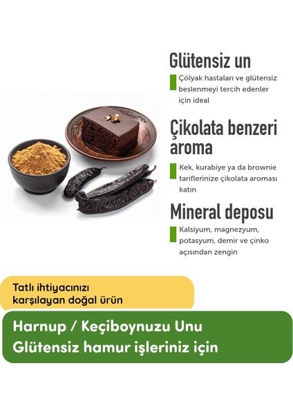 Harnup/keçiboynuzu Unu | Glütensiz Un modelleri