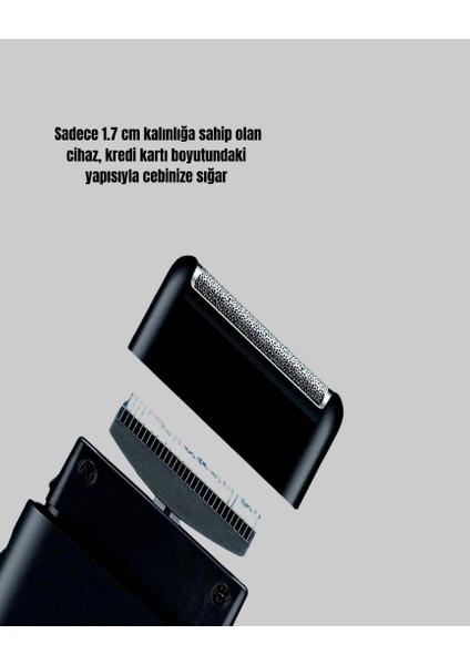 Mtxdpn Elektrikli Tıraş Makinesi Çift Başlıklı Ultra Ince Tasarım indirimleri